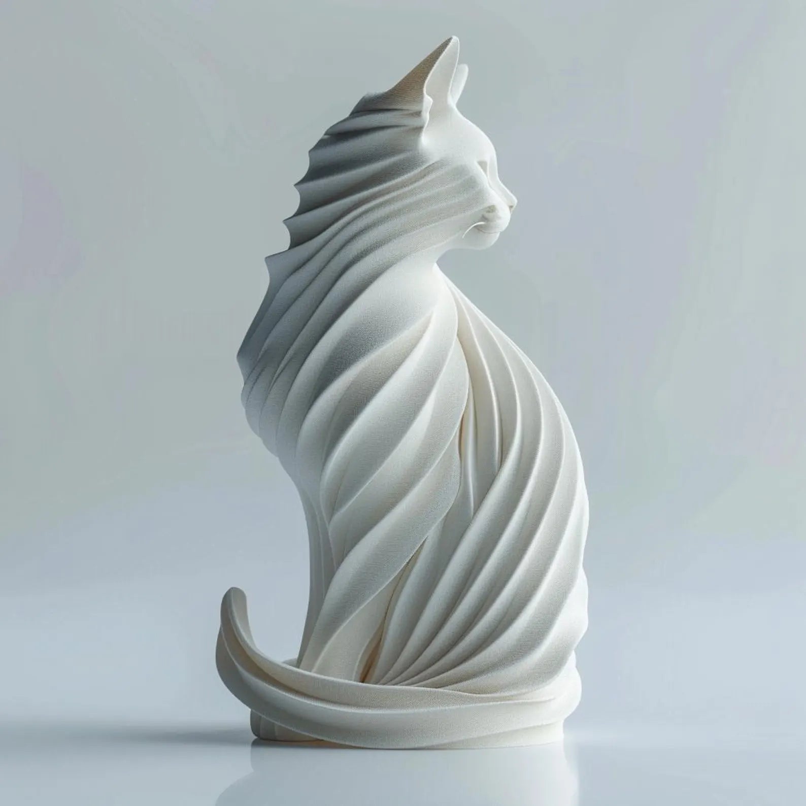 Modern Cat Sculpture